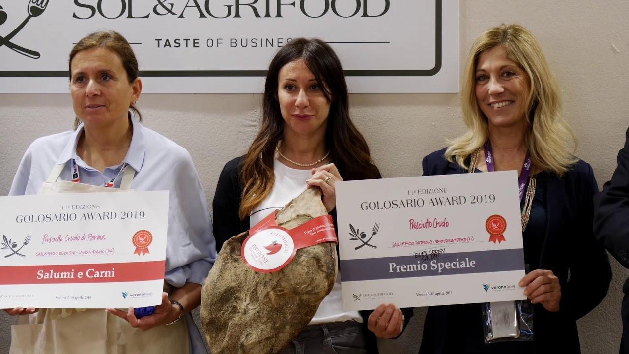 Vinitaly 2019 – Premio Golosario Sol&Agrifood 2019