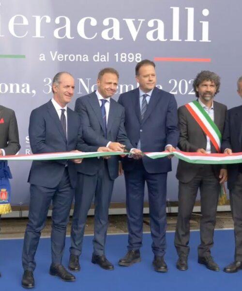 Inaugurazione 124° Fieracavalli 2022